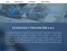 Tablet Screenshot of estrategiayprevencion.com